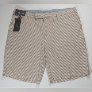 Polo by Ralph Lauren Tan and White Striped Men’s Shorts